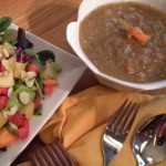 Simple Savoury Lentil Veggie Soup {Slow-Cooker}