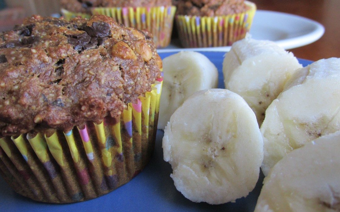 Peanut Banana Monkey Muffins {gluten-free, vegan} photo