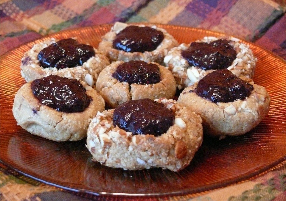 Jam-filled Thumbprint Cookies {gluten-free + vegan}